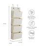 3 Sprouts Organizer Na Drzwi Wiszący Cream Recycled