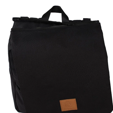 My Bag's Plecak Reflap eco black/cream