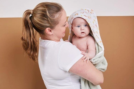 bébé-jou Ręcznik z kapturkiem Rainbow Sky 301003