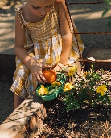 Oli & Carol Drewniany Talerzyk dla Dziecka Jarmuż