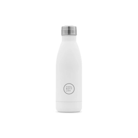 Cool Bottles Butelka termiczna 350 ml Triple cool Mono White
