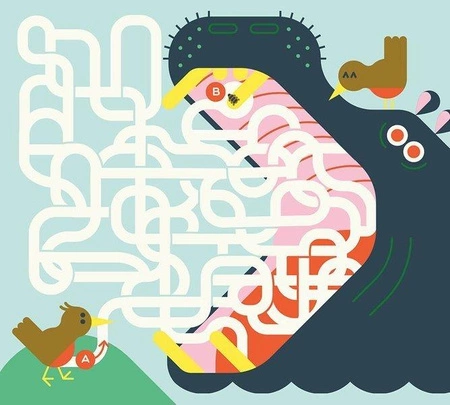 Auzou Kreślenie po śladach - Labirynty w dżungli 80216