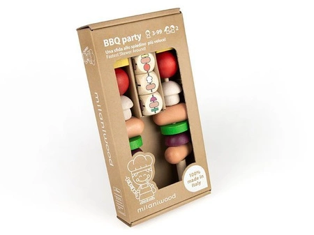 Drewniana gra zręcznościowa BBQ Party 3l+ MILANIWOOD