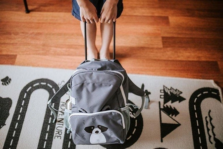 Lassig Plecak na kółkach z odczepianym stelażem 2w1 About Friends Szop