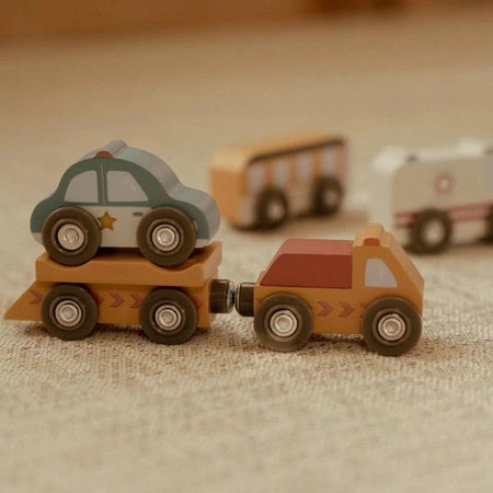 Little Dutch Zestaw aut Karetka, Policja, Wóz strażacki LD4388