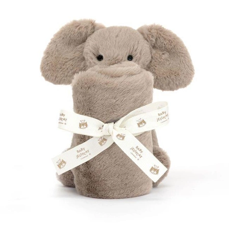JellyCat - Słonik Luxe Szmatka Przytulanka Beżowa 34 cm