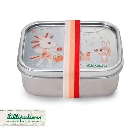 LILLIPUTIENS Lunchbox ze stali nierdzewnej Szczęśliwy Jednorożec Lena