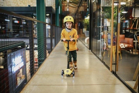 SCOOTANDRIDE Kask S-M dla dzieci 3+ Lemon