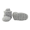 Lodger Polarowe buciki kapcie z antypoślizgową podeszwą szare Fleece Drizzle 12-18 m