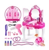 WOOPIE Różowa INTERAKTYWNA Toaletka MP3 Suszarka Biżuteria Kosmetyki