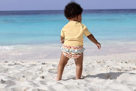 Lassig Koszulka z filtrem UV60 z krótkim rękawem Splash & Fun Deski surfingowe vanilla, rozm. 92