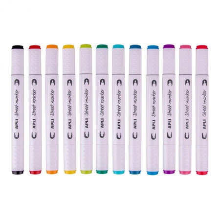 Markery dwustronne Street Marker Apli - 12 kolorów