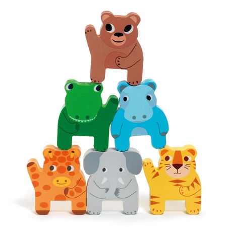 Drewniany pociąg Trainimo Jungle DJ06318