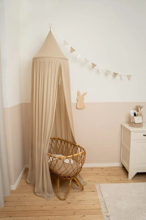 Little Dutch Prześcieradło muślinowe 70x140/150 cm Beige TE10523024