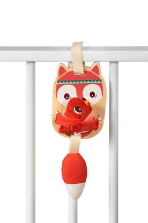 LILLIPUTIENS Zestaw drewnianych zawieszek aktywizujących Lisiczka Alice 9 m+