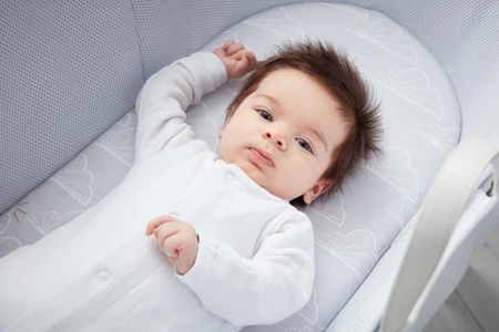 Shnuggle Prześcieradło do Kosza Mojżesza 2 szt. Grey