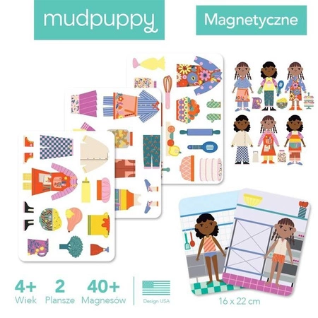 Mudpuppy Magnetyczne postacie Mogę zostać... szefową kuchni! 4+