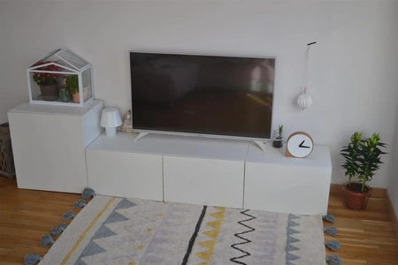 Dywan bawełniany Azteca Natural Vintage Azul 120x160 cm