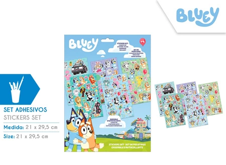 Zestaw naklejek Bluey 92szt BY00008