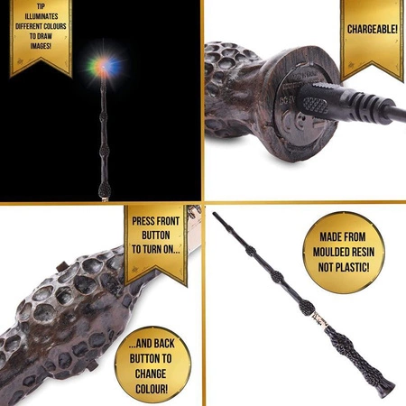 Różdżka Harry Potter Deluxe Lumos - Dumbledore - 35 cm