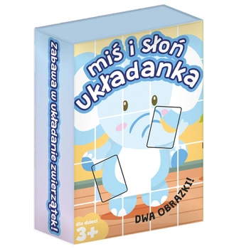 Gra Układanka Słoń i Miś mini