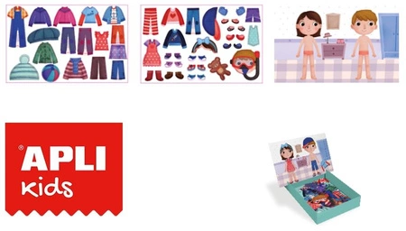 Magnetyczna układanka Apli Kids - Ubieranki