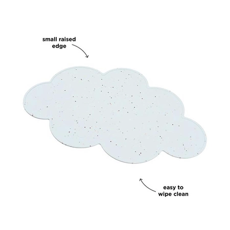 Done by Deer Silikonowa Podkładka na Stół Confetti Blue