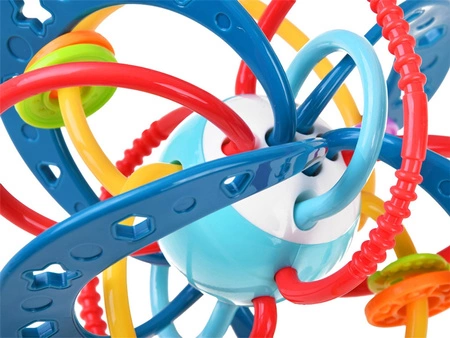 WOOPIE Zabawka Sensoryczna 2w1 Gryzak Grzechotka