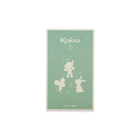 Kaloo Zestaw prezentowy 2 w 1 Królik (grzechotka + buciki) kolekcja Petites Chansons