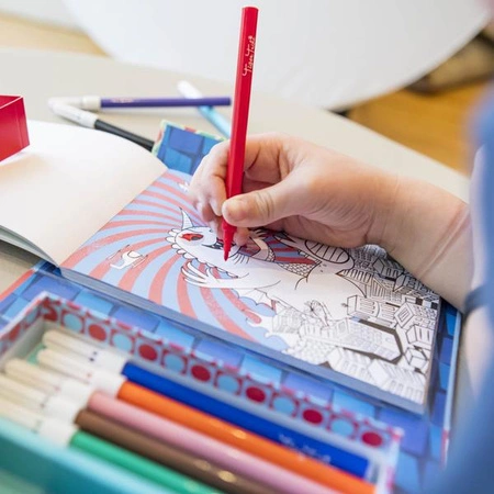 Tiger Tribe Zestaw Kolorowanek 3D – Zabawa z Sci-Fi