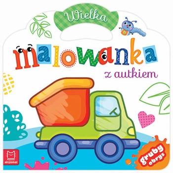 Wielka malowanka z autkiem