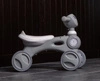B-Rowerek biegowy jeździk BIKE JUMPY grey