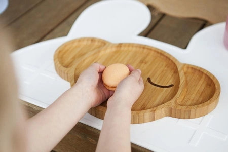 Silikonowa podkładka Króliczek We Might Be Tiny - Dusty Rose