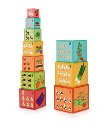 Scratch, Piramida edukacyjna FARMA 2 (10 elementów)