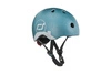 SCOOTANDRIDE Kask z odblaskami XXS-S dla dzieci 1-5 lat Steel Dog