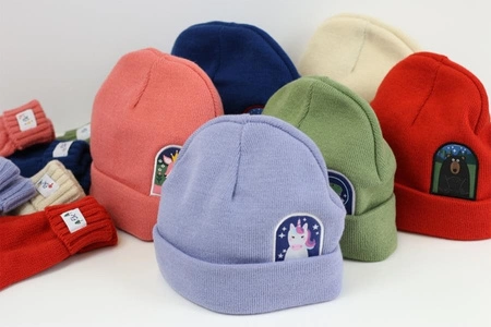 FlapJack Komplet Zimowy dla Dzieci Czapka i Rękawiczki Miś M