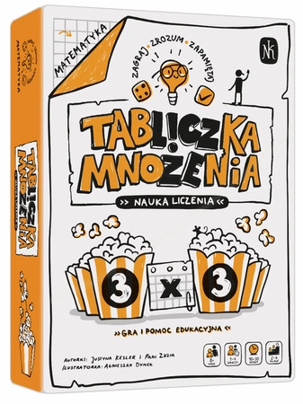 Gra Tabliczka mnożenia Nauka liczenia Zzz zagraj-zrozum-zapamiętaj