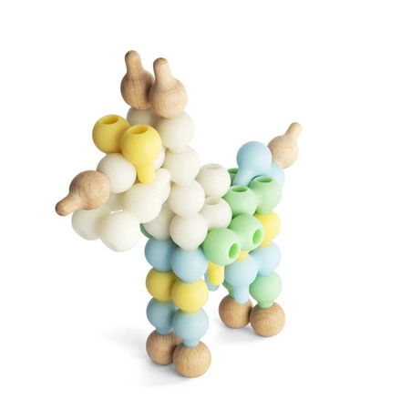 Lekkid, Konstrukcyjne drewniane i świecące klocki - Magiczna lampa