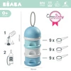 BEABA Pojemniki na mleko w proszku airy green + windy blue + light mist