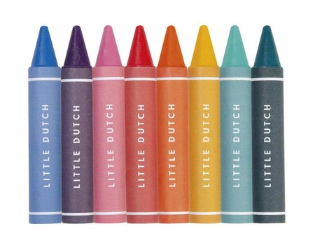 Little Dutch Kredki woskowe 8 sztuk 120631