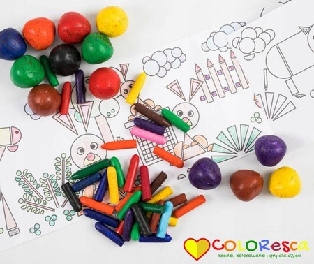 Kolorowanka w rolce Figury Geometryczne COLORESCA