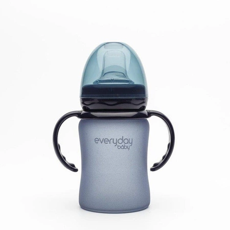 Zestaw ustnik niekapek i rączki do butelki, borówkowy, Everyday Baby