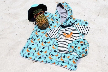 Lassig Koszulka T-shirt do pływania Sailor navy UV 50+