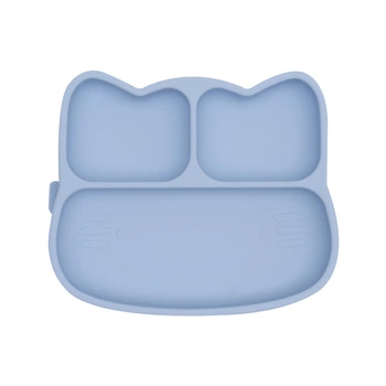 Silikonowy talerzyk z przyssawką Kotek We Might Be Tiny - Powder Blue
