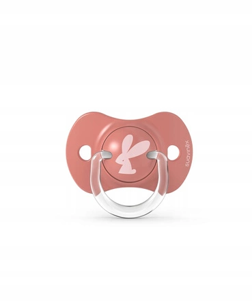 Smoczek fizjologiczny 0-6m Forest Różowy Suavinex