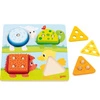 Układanka drewniana z palikami figury geometryczne Zwierzęta 58419 Goki