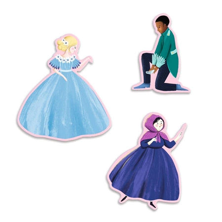 Puzzle opowieść - KOPCIUSZEK 54 elem. DJ07053