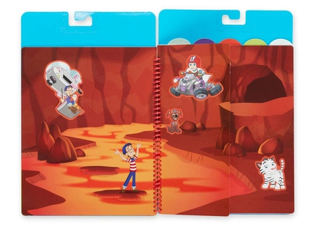 Naklejki wielorazowe Psi Patrol Restickable Stickers Flip-Flap Pad – Ultimate Rescue Melissa & Doug 33255