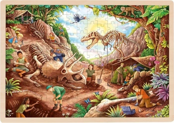 Puzzle mały archeolog dinozaury 192 el. 57395 Goki