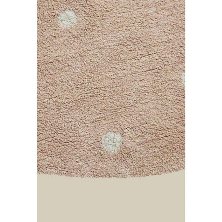 Dywan do prania okrągły Dot Rose Ø140cm